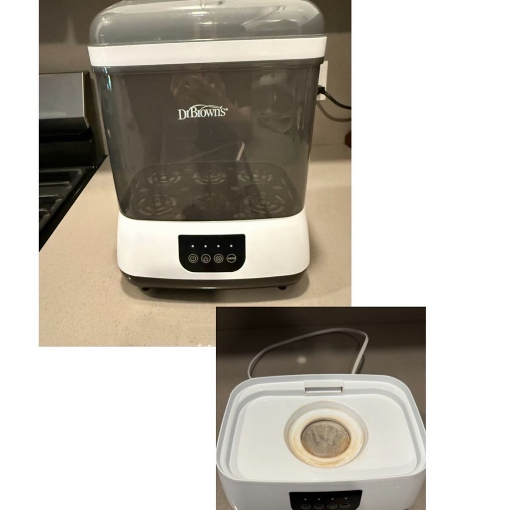Dr. Brown's White and Black Baby Bottle Sterilizer